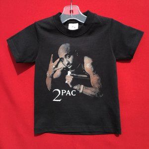 New "Tupac All Eyez On Me" Youth Silkscreen T-Shirt. Available In XS-XL.